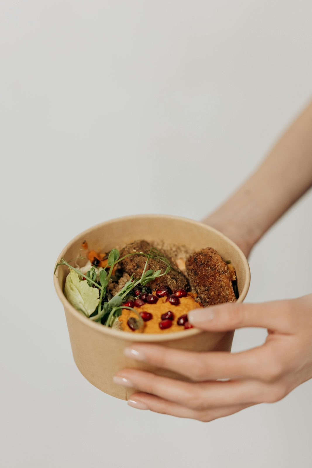 Bowl vegetariano preparado para llevar