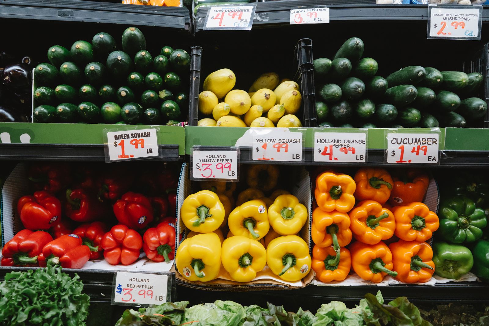 Lista de la compra vegetariana barata para una semana