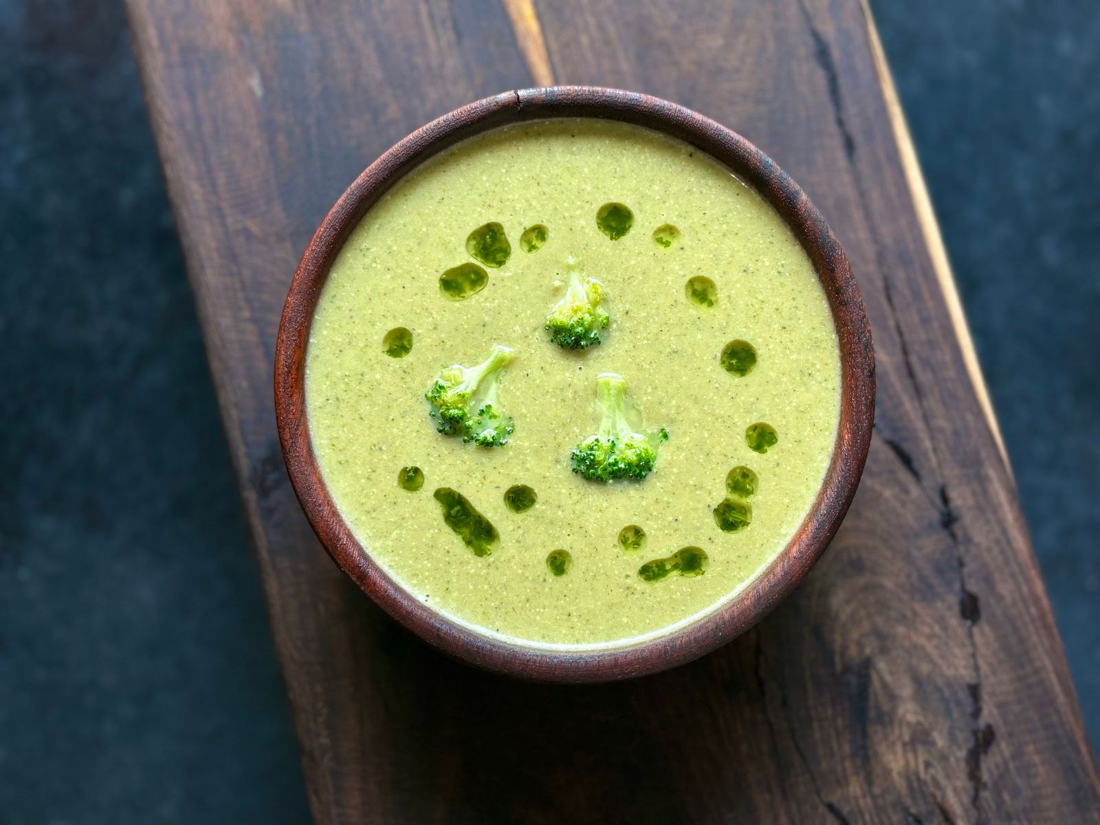 Crema de verduras preparada para varios días