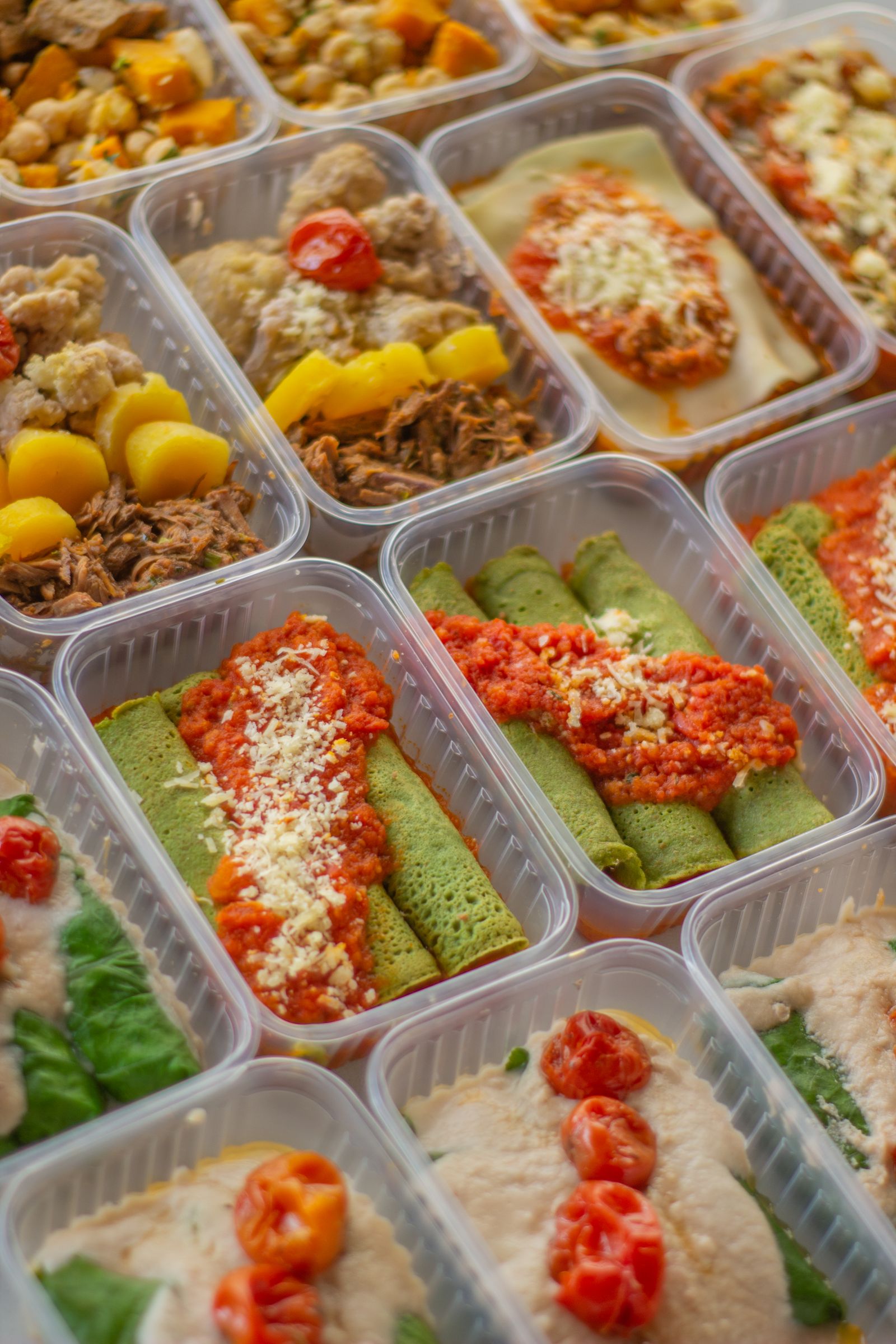 Táper de comida fría listo para llevar